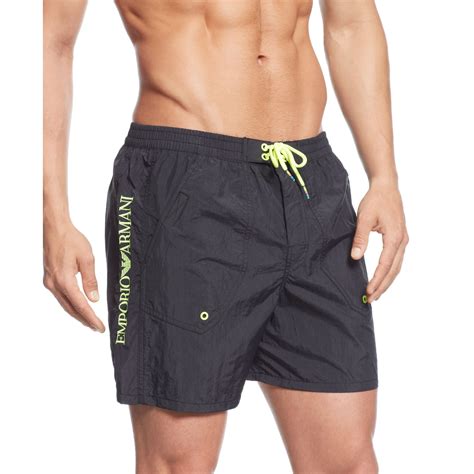 emporio armani swim trunks.